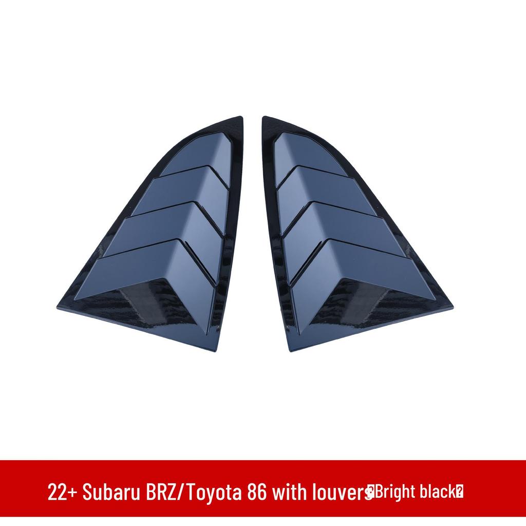 2022 Subaru BRZ & Toyota B6 Louvered Rear Spoiler Kit with Sport Roof Wing & Side Skirts
