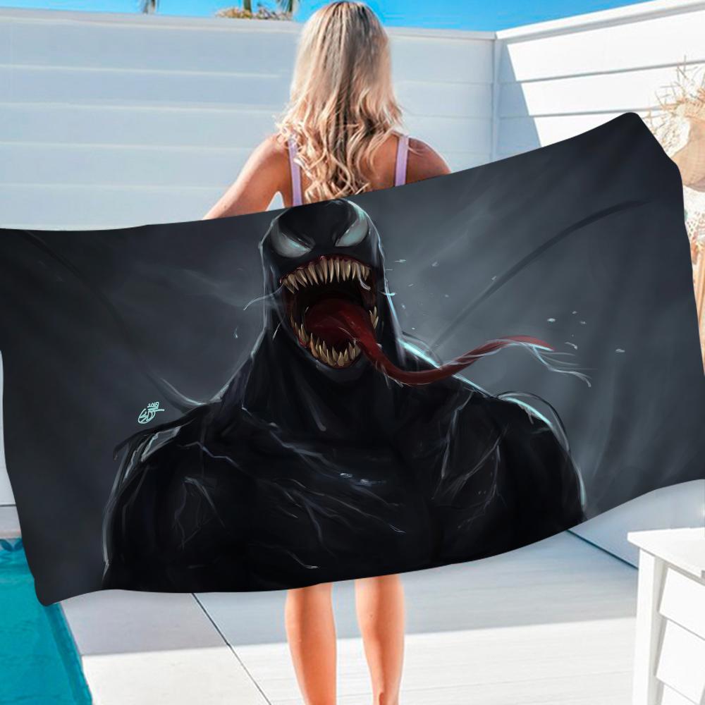 Venom Microfiber Beach Towel Absorbent Quick dry Soft Yoga Swimming Resort Mountain Climbing Towel