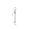 Coltello Forchetta e Cucchiaio in Acciaio Inossidabile 304 Manico a Chiave Inglese Creativo Posate Occidentali Coltello da Bistecca Set Forchetta e Cucchiaio Cucchiaino per Dessert e Torta Coltello Chiave Inglese