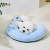 Dog Universals Pillows Dog Cats Headrest Sleeps Pillows Plush Pet Calmed Toy for Home and Travel