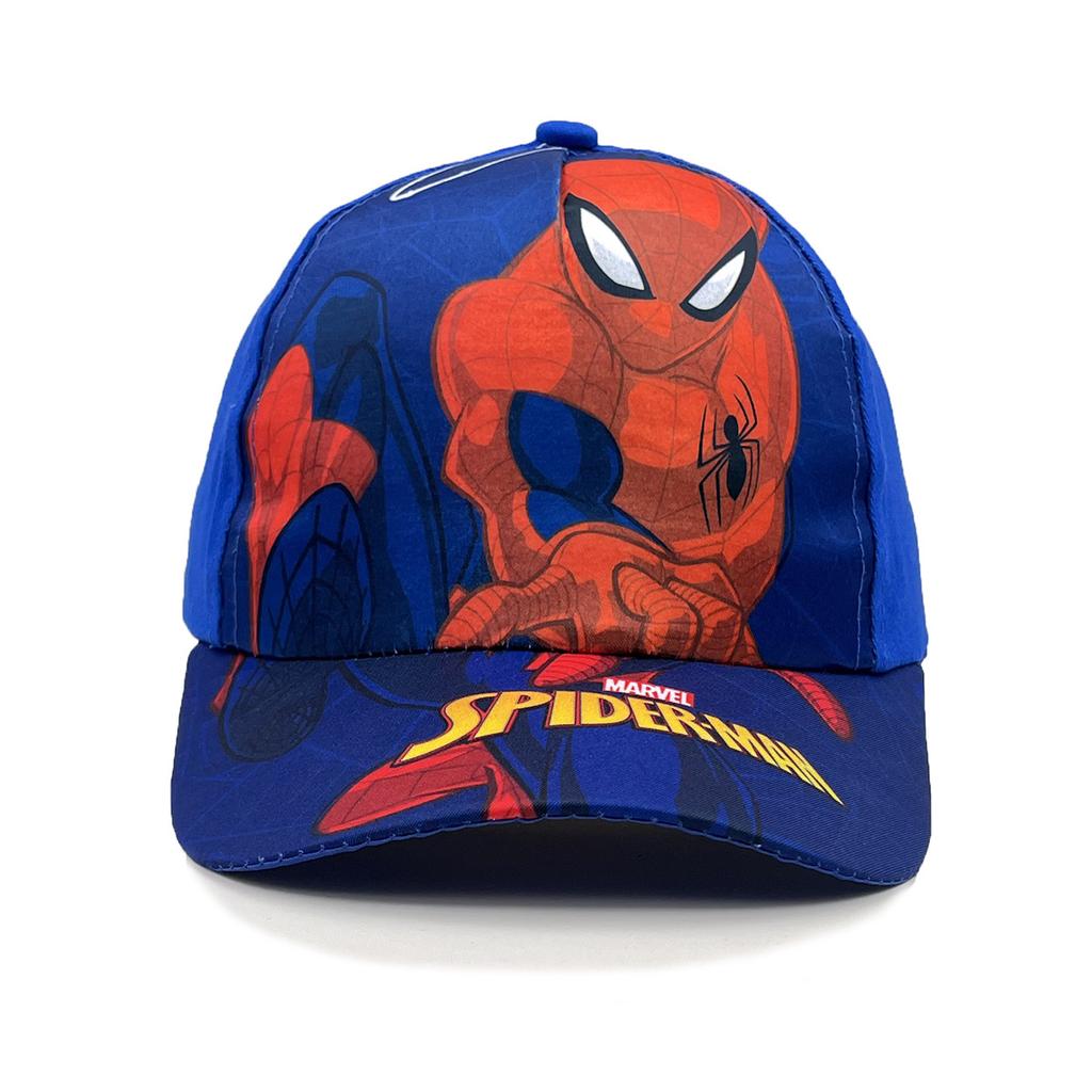 New Spider Cartoon Peripheral Printing Children's Baseball Cap Wide Brim Spring and Summer Cartoon Sun Hat