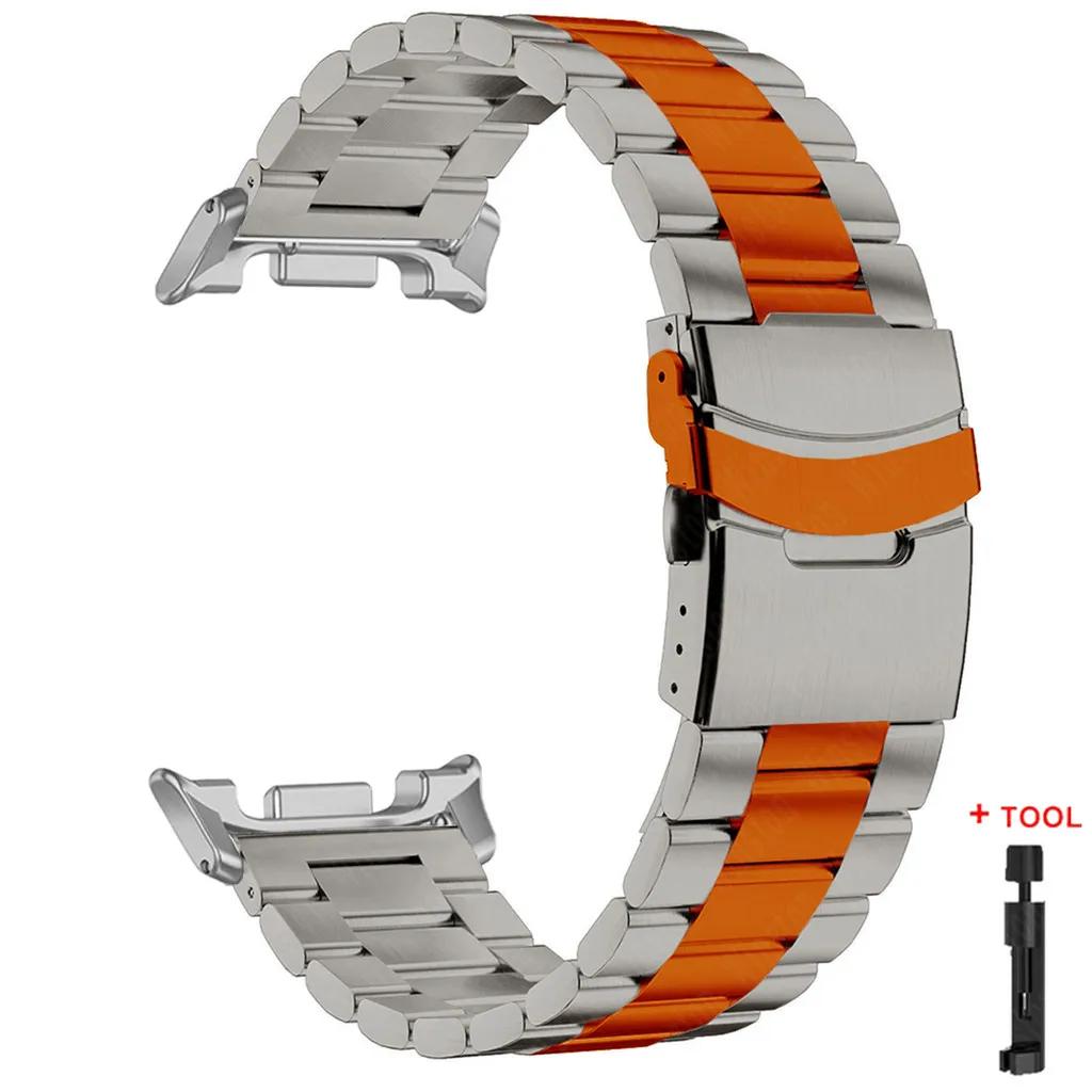 Luxury Titanium Alloy Metal Strap for Samsung Galaxy Watch 8 40mm 44mm 8 Classic Galaxy Watch Ultra 2025 47mm Strap Watchband