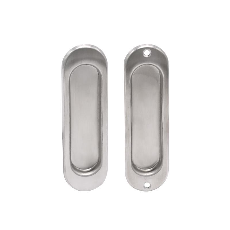 Stainless Steel 304 Recessed Sliding Door Lock for Bathroom