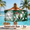 Custom Text Beach Towel, Soft Absorbent Swimming Multi-use TowelCeltic FC