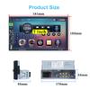 Reakosound 1 Din Carplay Car Radio Receiver Bluetooth Autoradio 7 Inch MP5 Audio Video Player FM Radio Touch Screen TF SD 1Din USB