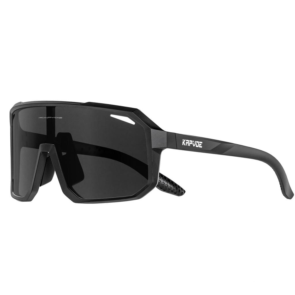 Lunettes de Soleil Sportives Polarisées Kapvoe pour Homme Lunettes de Vélo Photochromiques Lunettes de Vélo d'Extérieur pour Vélo VTT UV400