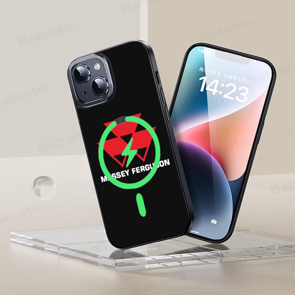 

Massey Ferguson Phone Case Magnetic Case For IPhone 16 14 13 12 11 15 Pro Max Plus For Magsafe Wireless Charge Cover iPhone 13