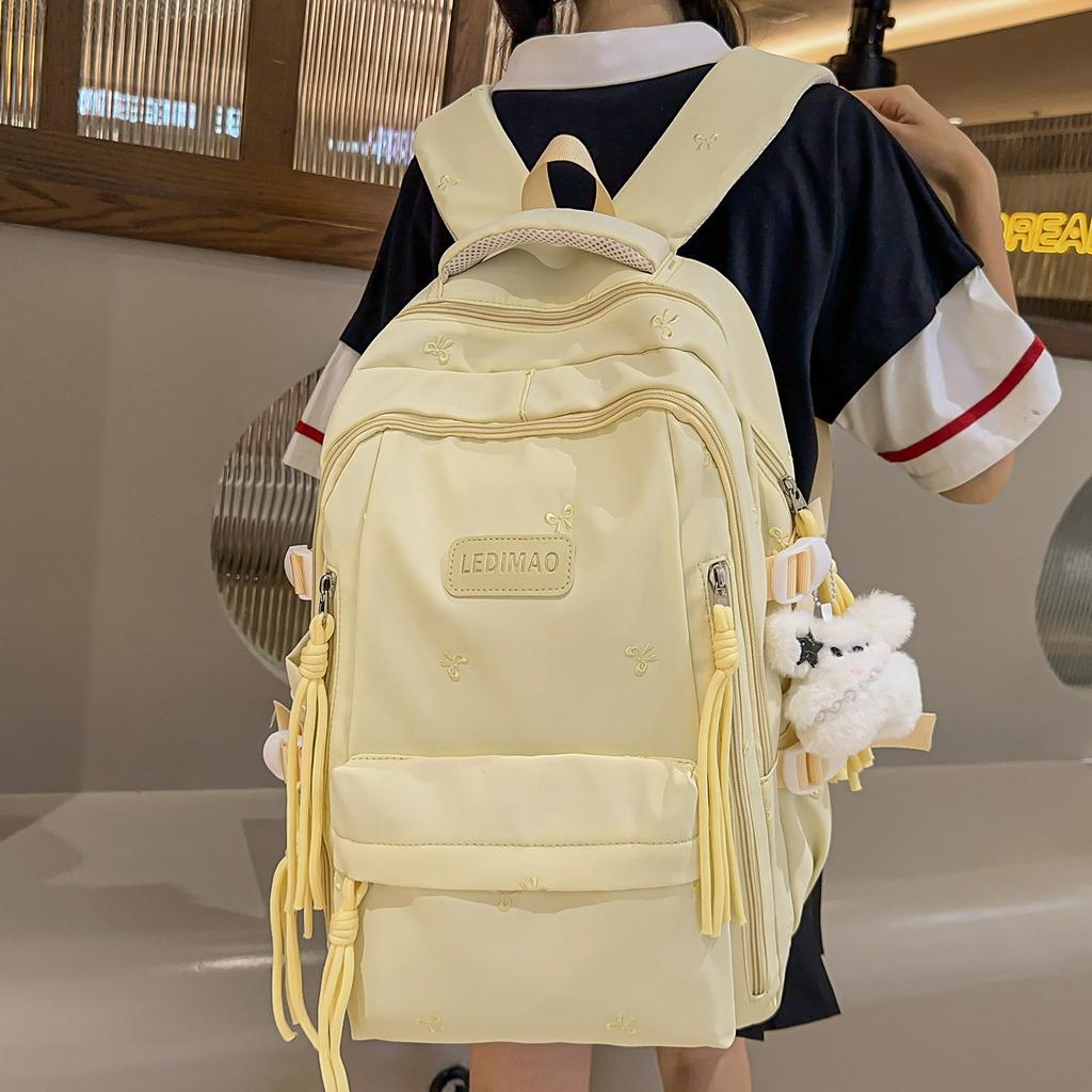Children's Schoolbag Elementary School Student High Value Girl Junior High School Student High School School Backpack Fashion Backpack