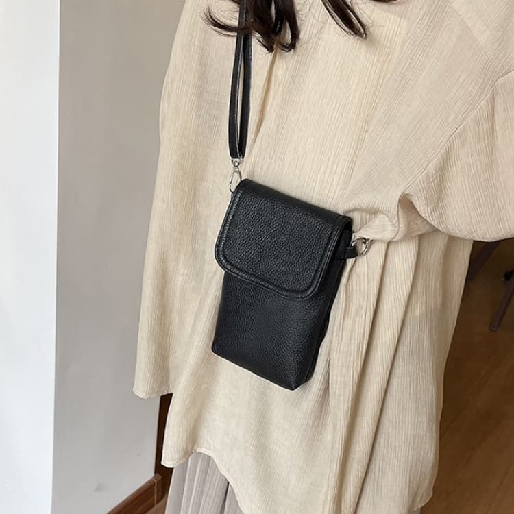 Lychee pattern mini mobile phone bag female messenger bag