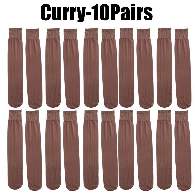 Ultra Thin Sheer Leg Socks Women Thigh High Stockings Mid Calf JK Summer Lightweight Breathable Fashion Footwear Airy Wear