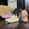 Pink Dad Shoes Women's Summer 2025 New Tire Shoes Breathable Casual Sports Platform White Shoes Women's Trend