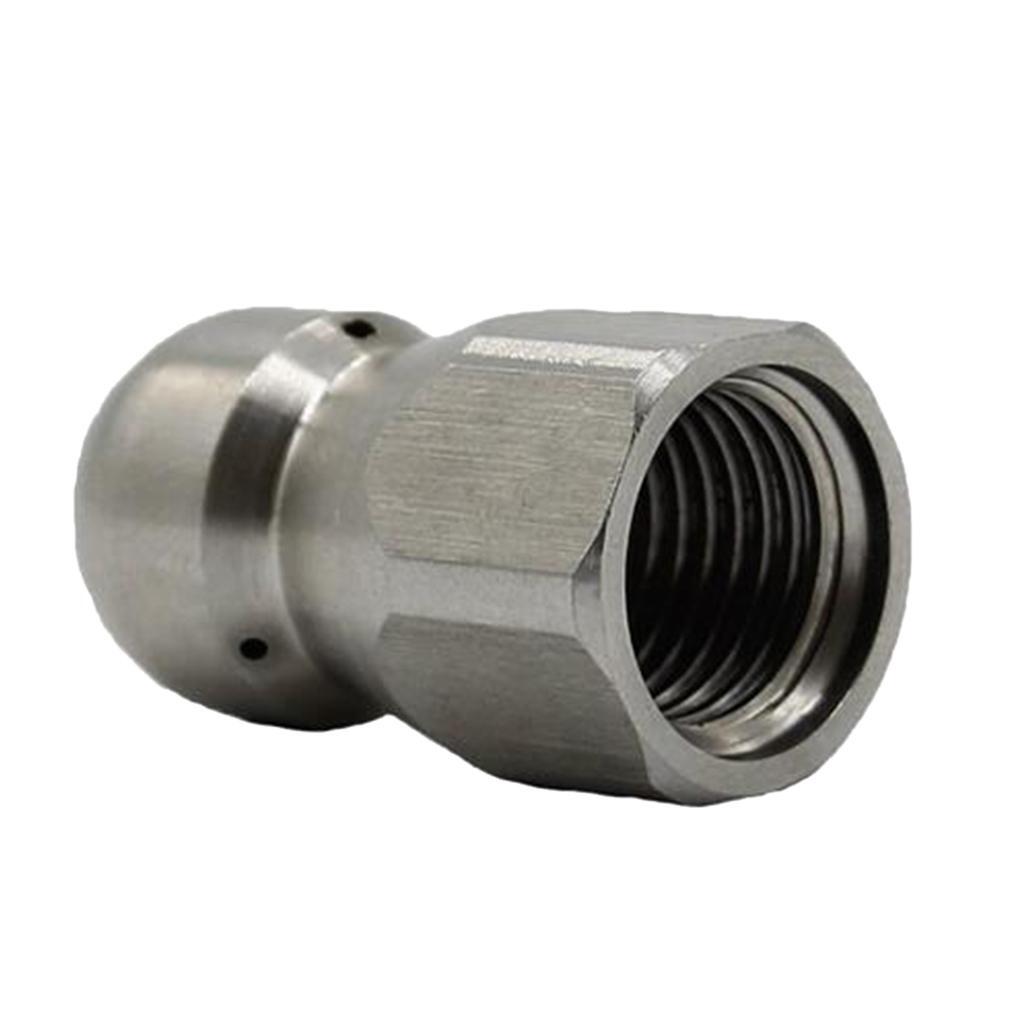 Oțelul inoxidabil argintiu este robust și durabil Duza de jet de canalizare Oțelul inoxidabil este robust