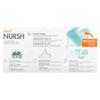 Boon Nursh, Silicone Baby Bottle Pouch, 0m+, Slow Speed, 3 Bottles, 118ml (4oz) Each