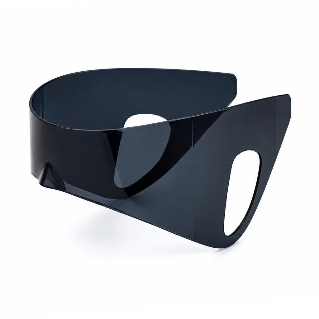 Cyberpunk Futuristic Sunglasses Wraparound Ear Hook Trendy Large Frame Punk Style 2026
