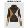 UR 2025 Women's Retro Diamond Knit Cardigan