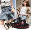 Damebelte Dame Ins Style Mote All-Match Trendy BF-stil Retro Praktisk skinnnålspenne med jeansbelte