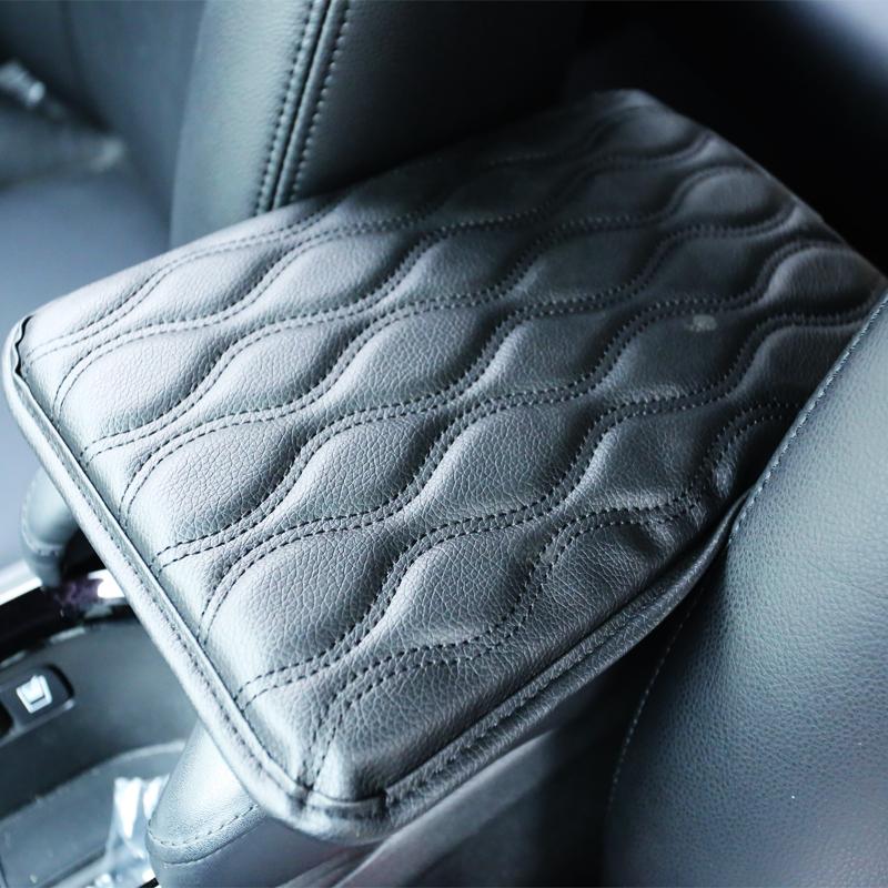 Leather Car Armrest Pad Cover Center Console Auto Armrests Box Protection Cushion Hand Supports for Tesla Model 3 for Honda