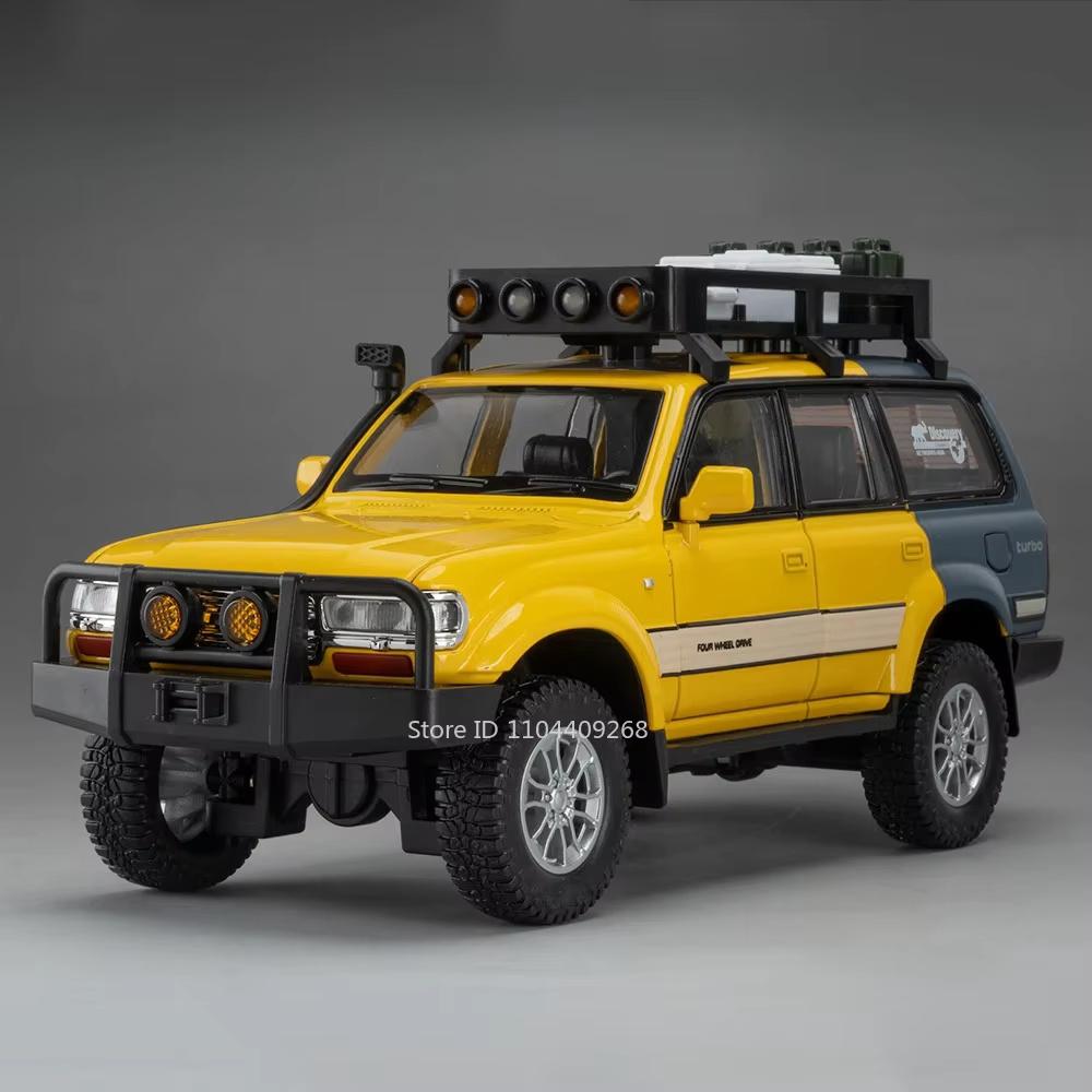 1:24 Scale Tundra Land Cruiser LC80 Model Car Toy Alloy Diecast Doors Opened Off-road Vehicles Models for Children's Gifts