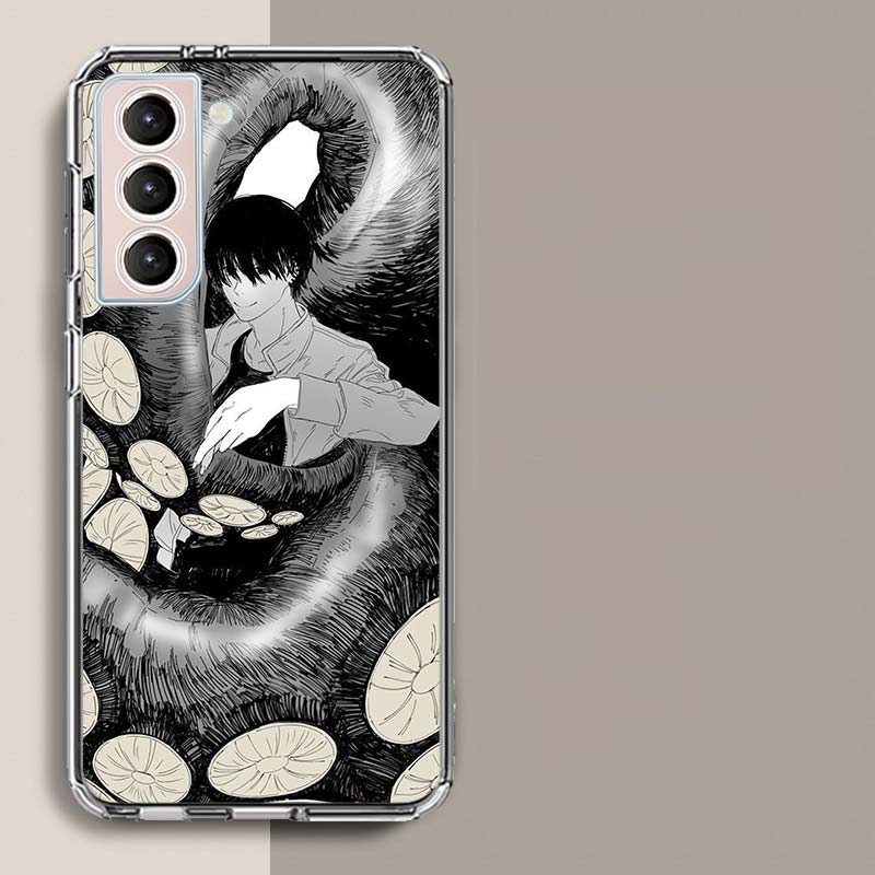 Chainsaw Man Yoshida Phone Case For Samsung Galaxy S25 Edge S24 S23 FE S21 S20 S10 Plus S22 S26 Ultra Cover Clear Cases TPU Capa