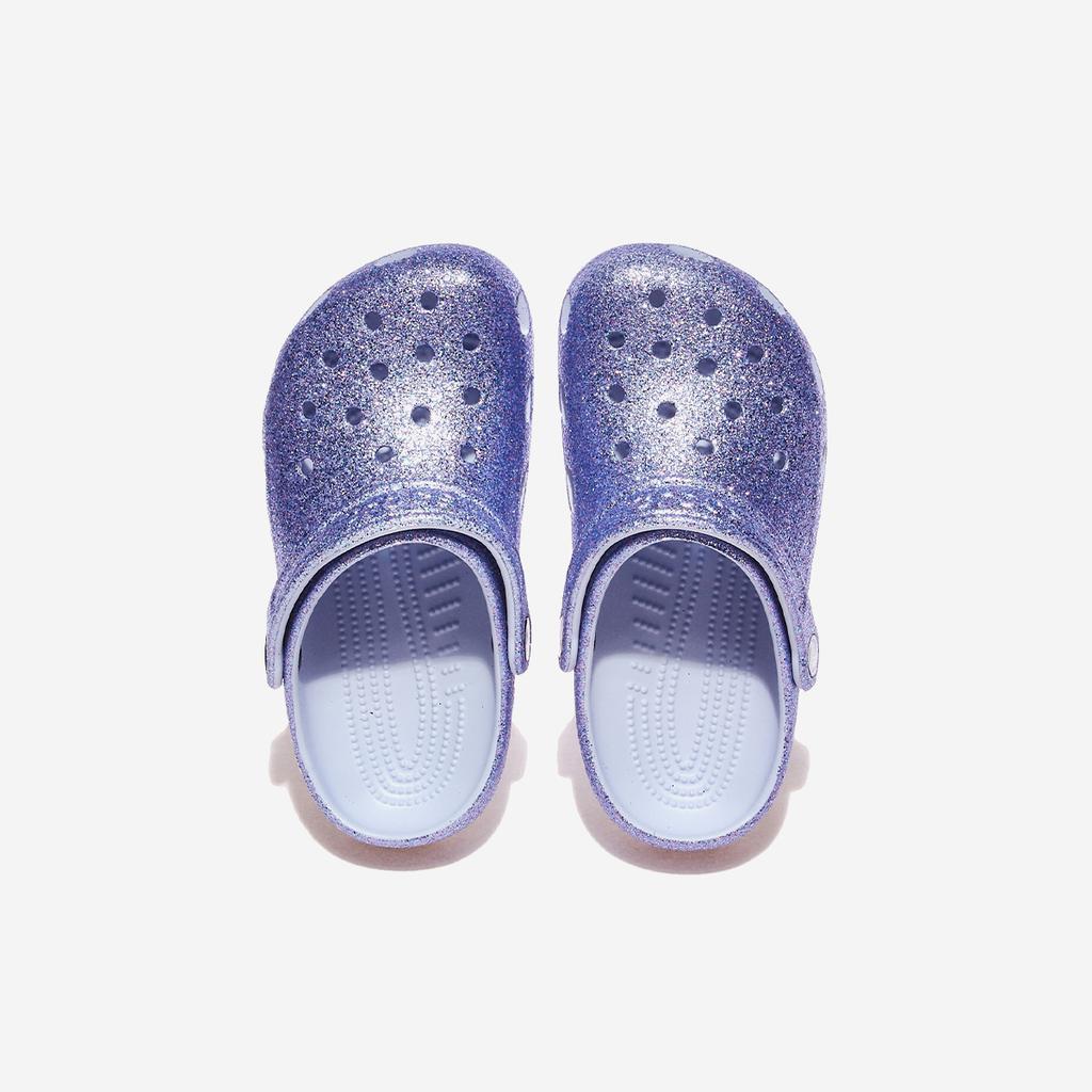 [Crocs] Classic Glitter Clog Kids, CRS206993, 1010107978, Popular Korean Shoes