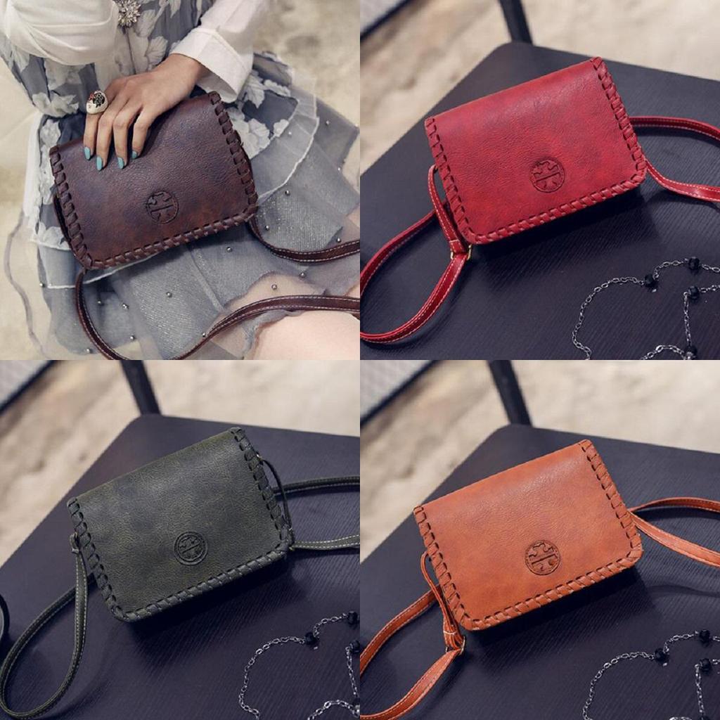 Chic Retro Pu Leather Mini Bag For Women With Stylish And Versatile Shoulder Strap