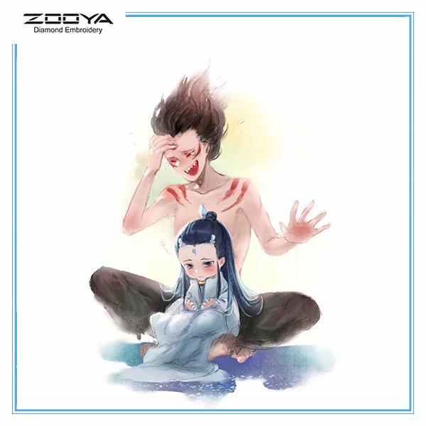 

ZOOYA DIY 5D Алмазная картина с героями мультфильмов, вышивка крестиком, мозаика, домашний декор, подарок