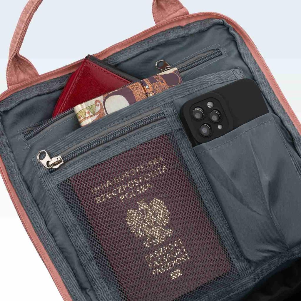 Plecak PTN GAMMA-0381 Woodrose-Gray