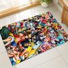 1 Stück One Piece Charaktere Collage Teppich für Spielzimmer Schlafzimmer Wohnzimmer Sofa Heimdekoration, Kinder Spielbereich Teppich Rutschfeste Bodenmatte Y8262