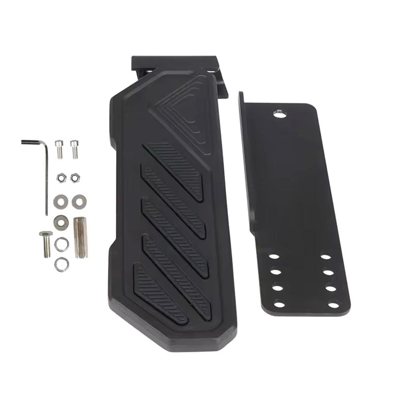 Authentic Dead Pedal Driver Foot Rest Left Side Kick Panel For Jeep Wrangler JL JLU 4XE For Gladiator JT Anti-Slip 2018- Bla