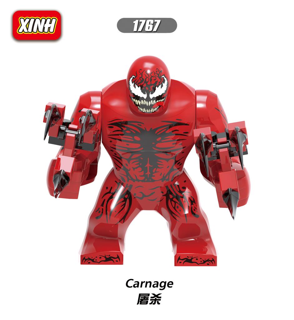 Marvel superhero building blocks, Spider Man, Venom, action characters, toys, anime characters, assembled dolls, birthday gifts