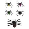 5Pcs Portable Faux Spiders Party Supplies Easy Indoors Outdoor Halloween Decoration Halloween Party Supplies