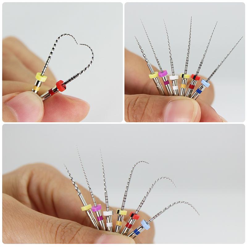 6Pcs/Box Activated Root Canal File Dentist Tools Root Canal File Endodontic Files Dental Rotary Files Dental Materials