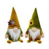 Gnom Plüschdekorationen, Frühling Sommer Sonnenblumen Dekor, Handgefertigte gesichtslose Puppen, Gnom Ornamente Festival Heimdekorationen