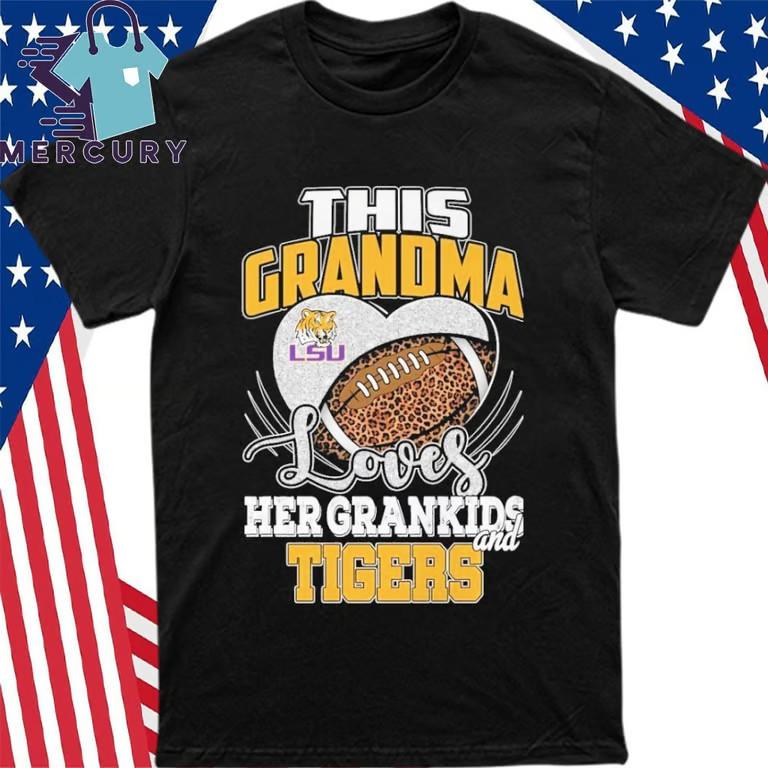 Tigers This Grandma Loves Her Grandkid 2025 T-Shirt Unisex T-Shirt XXXL