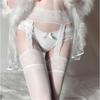 Sex Stockings Sexy Lace Suspenders Integrated Socks Underwear Black Silk White Stockings Hot Free Pantyhose Stockings Stockings