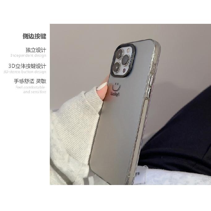Electroplated smiley face iPhone 16 case suitable for 15 Pro Max, 12, Apple 13, high-end feel, 17 shockproof, 14 personalized