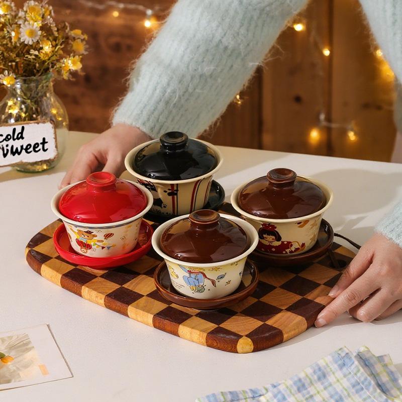 Star Prince Tea Cup Cup Birthday Gift for Friends Elders Coffee Cover Bowl Holiday Gift Tea Set