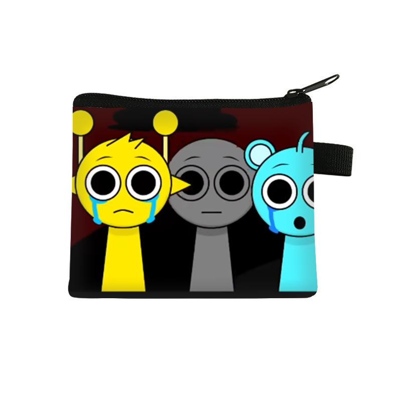 Change Bag Sprunki Plus Rhythm Box Cartoon Mini Small Bag Large Capacity Storage Bag
