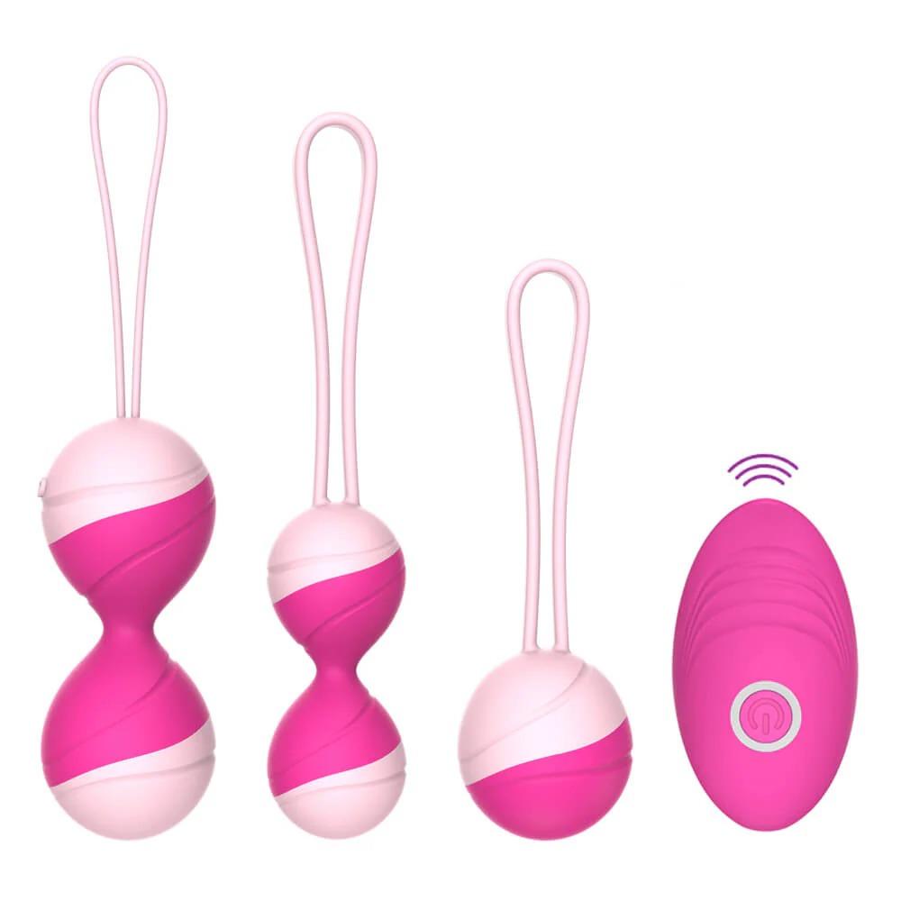 Remote Control 10 Speed Vibrating Kegel Balls Sex Toy for Woman Vaginal Tighten Exercise