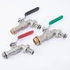 Brass Heavy-Duty Freeze-Proof Reinforced High-Flow Single Handle Faucet OEM Replacement 1/2''/3/4'' BSPP Garden/Balcony