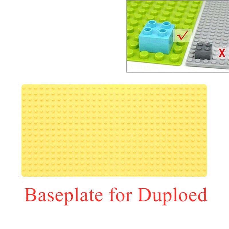16*32 Dots DIY Large Baseplate Accessories Building Blocks Toys, Compatible All Brands ,Big Building Blocks Base Plate Wall