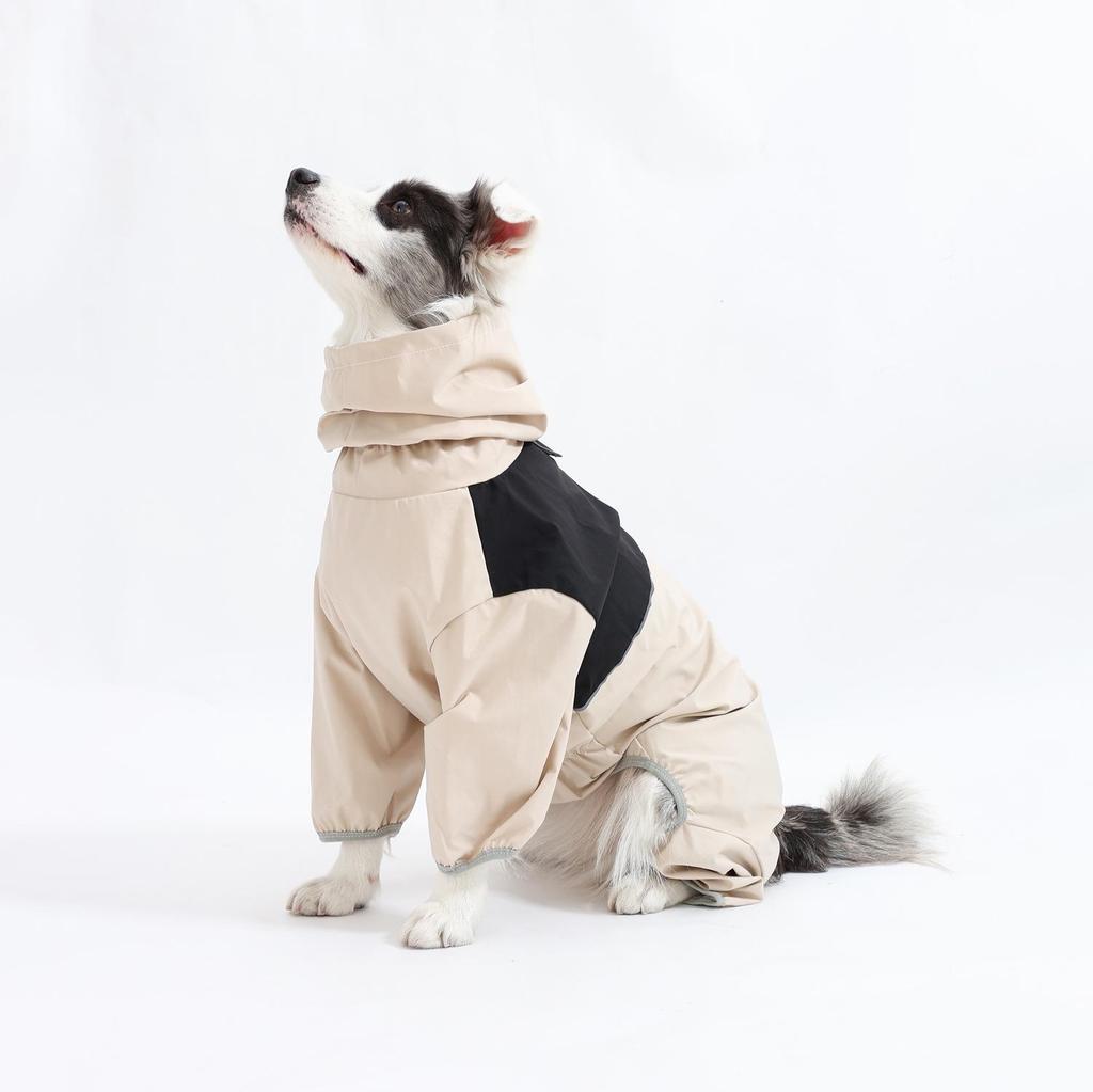 Waterproof Windproof Mountaineering Suit for Medium & Large Dogs - Border Collie, Labrador, Shiba Inu