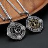Vintage Viking Tree of Life Necklace 316L Stainless Steel Nordic Odin Amulet Pendant For Men Women  Jewelry Dropshipping