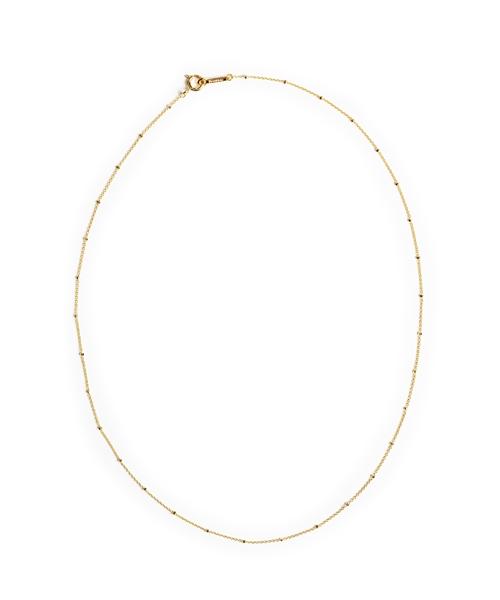 Bonbeau Esther Mini Ball Simple Chain Necklace Esther Mini Gold Ball Simple Chain Necklace