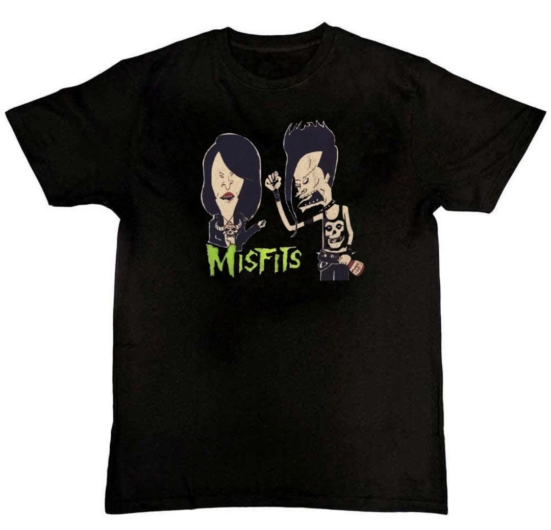 Beavis and Butt-Head Misfits Graphic Mens T-Shirt XXXL