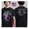 Nowa koszulka unisex Ghost Skeletour World Tour 2026 Dwustronna