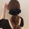 Elegant French Lace Wide Scrunchie Hair Band For Women Girls Hair Tied Band Head Rope Sweet Hair Ornament  Hair Accessory
