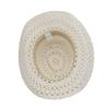 Ethnic Style Hollow Straw Hat Small Fresh Hand-Woven Elegant Idyllic Hawaiian Vacation Seaside Breathable
