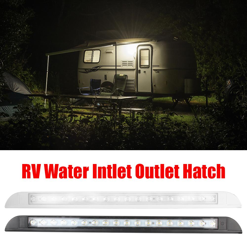 12-28V 18 LED Awning Lamp Outdoor Camping Light Equipment for RV Caravan Interior Wall Lamps Car Accessories 6000k Trailer Exterior Lamp