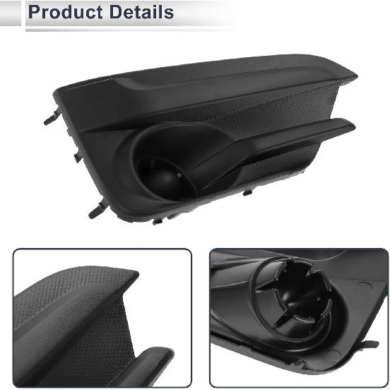 Front Right Fog Light Grill for Subaru Impreza 2017-2019 Front Lower Bumper Fog Light Cover Inserts No.57731FL20A ABS 1 Pc